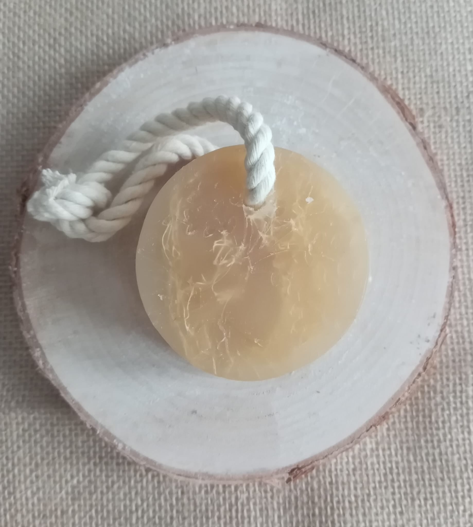 Organic Irish Sea Moss Loofah Soap On Rope